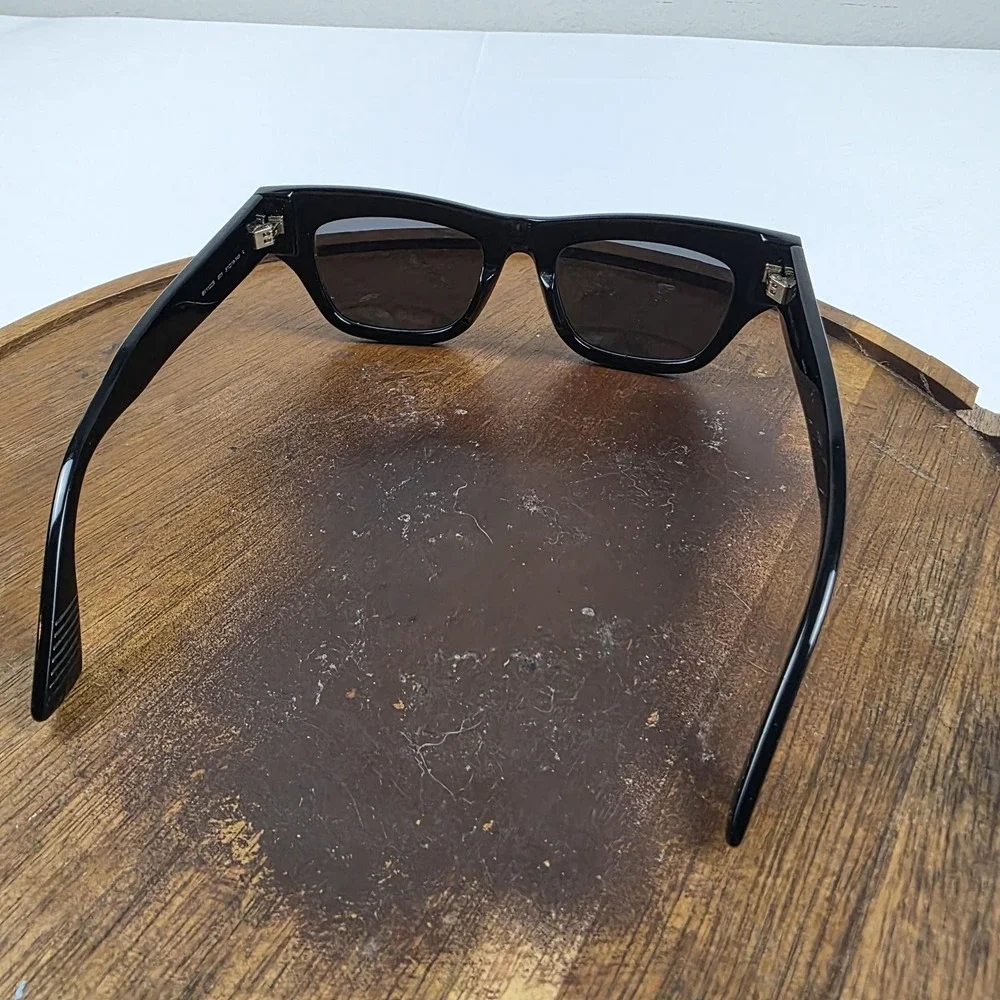 Bottega Veneta BV1122S Sunglasses Mens 51-19-145 Black Tinted Square Italy